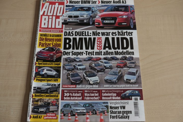 Deckblatt Auto Bild (36/2010)